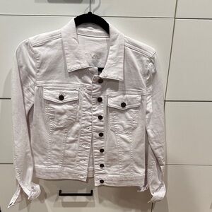 Kut from the Kloth White Jean Jacket